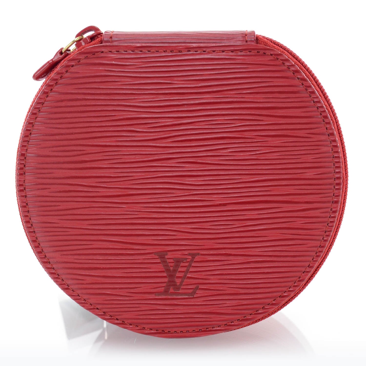 Louis Vuitton Epi Ecrin Bijoux 12cm Jewelry Box Red 1 of 7