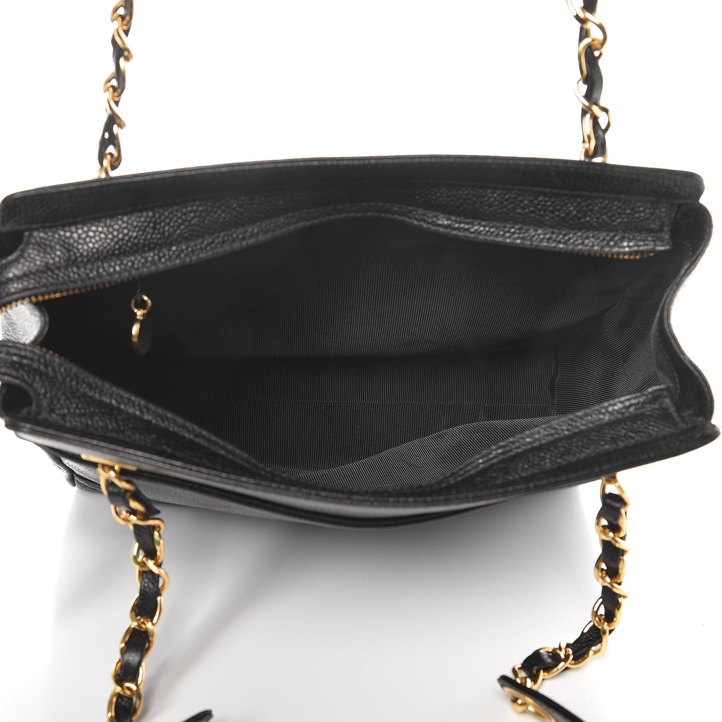Caviar CC Shoulder Bag Black