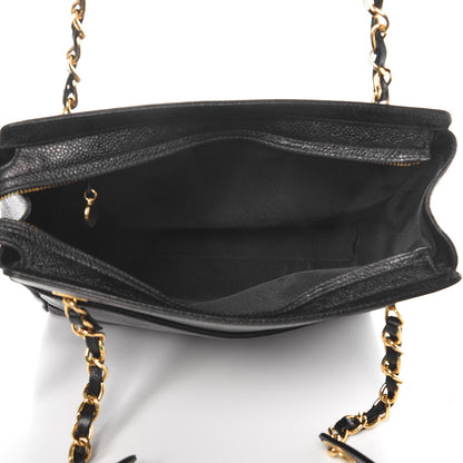 Chanel Caviar CC Shoulder Bag Black 5 of 12
