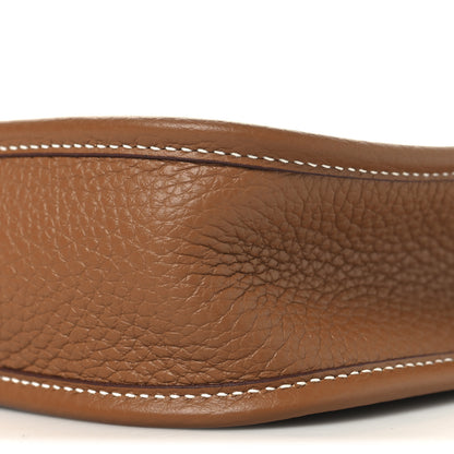 Hermes Taurillon Clemence Amazone Evelyne TPM Gold 9 of 10