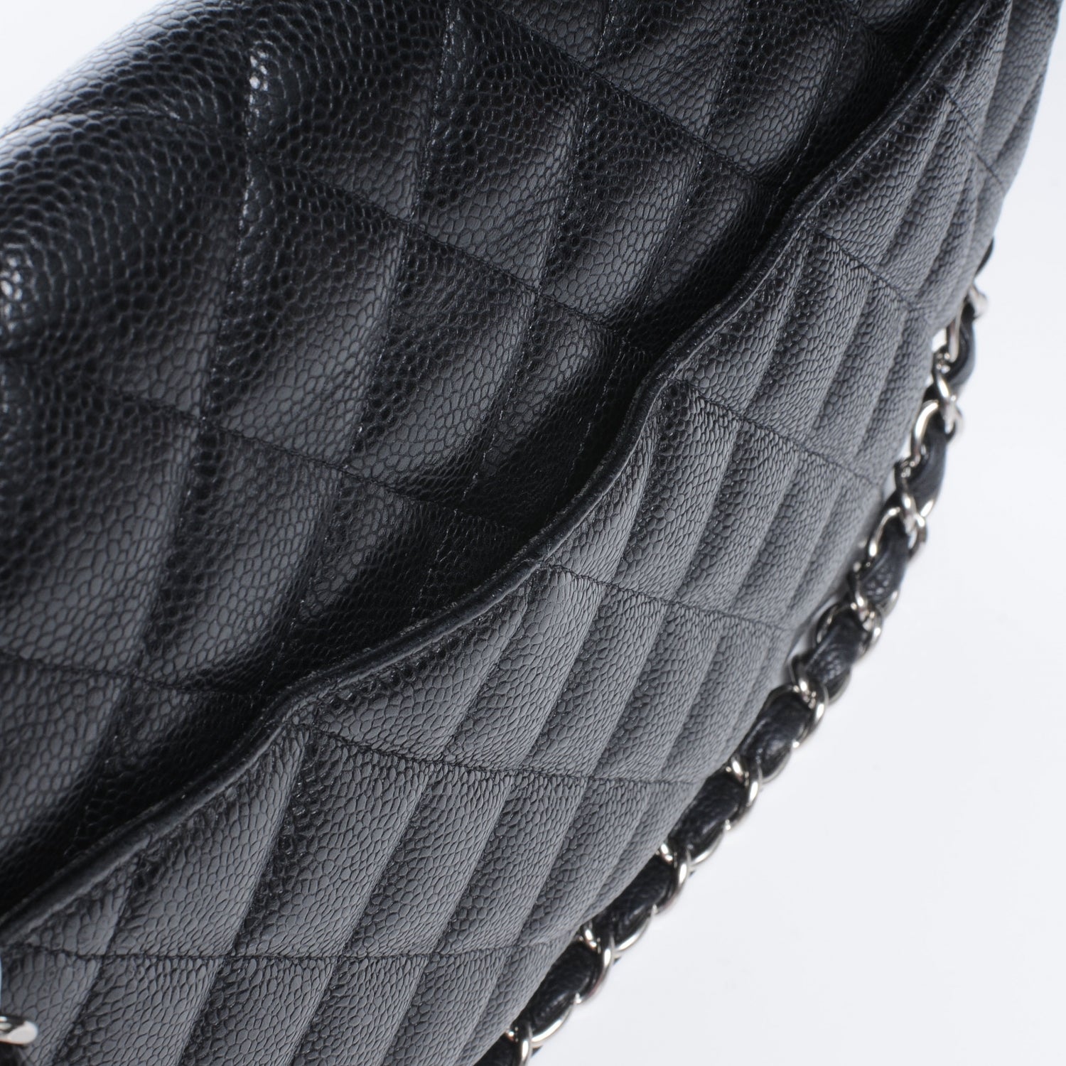 Chanel Caviar Maxi Single Flap Black 11 of 12
