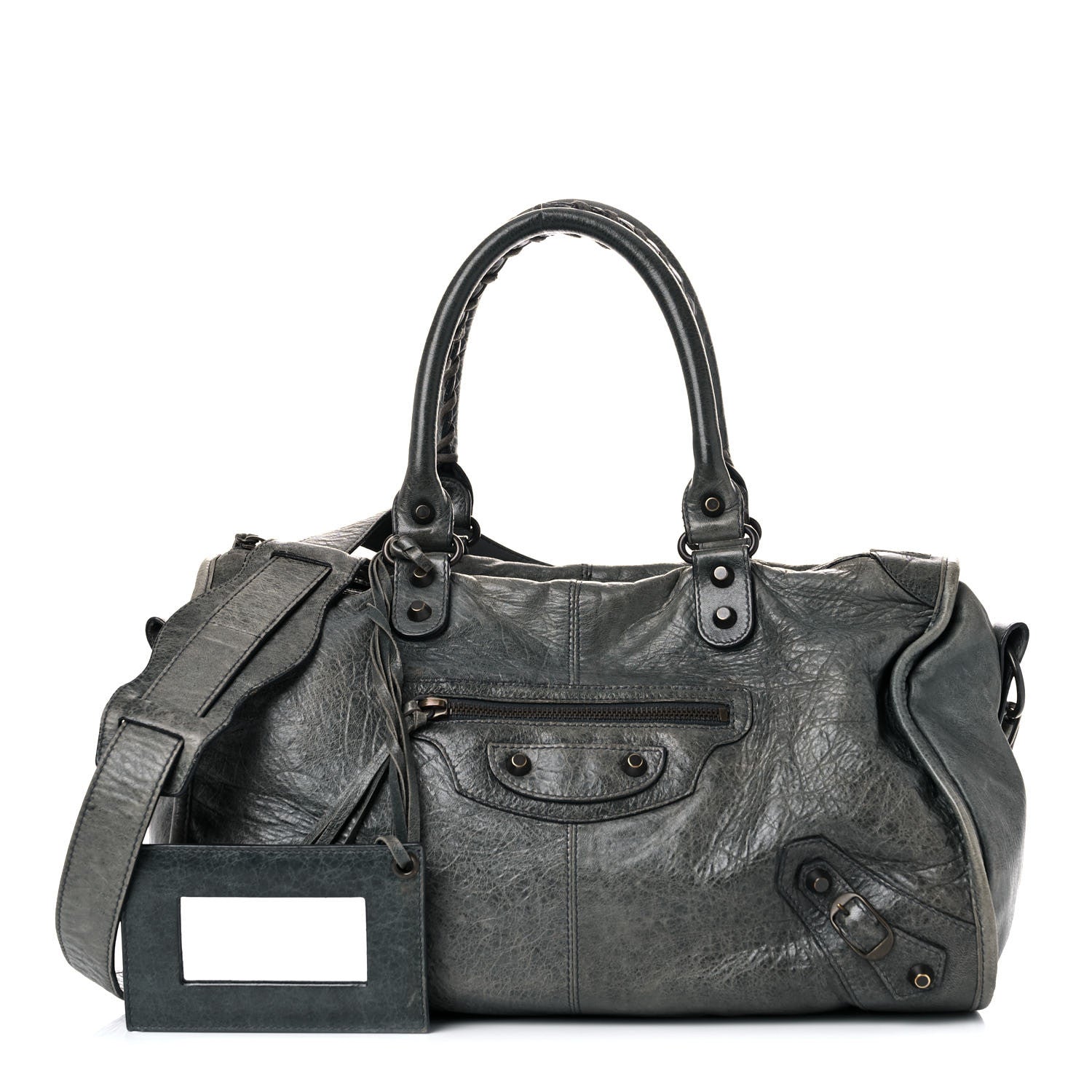 Balenciaga Agneau Classic Hardware Maxi Twiggy Anthracite 1 of 22