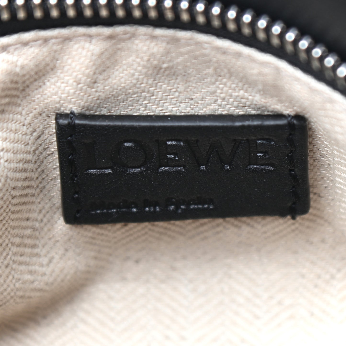 Calfskin Small Puzzle Bag Black