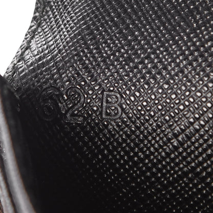 Prada Saffiano Metal Flap Wallet Nero Black 9 of 10