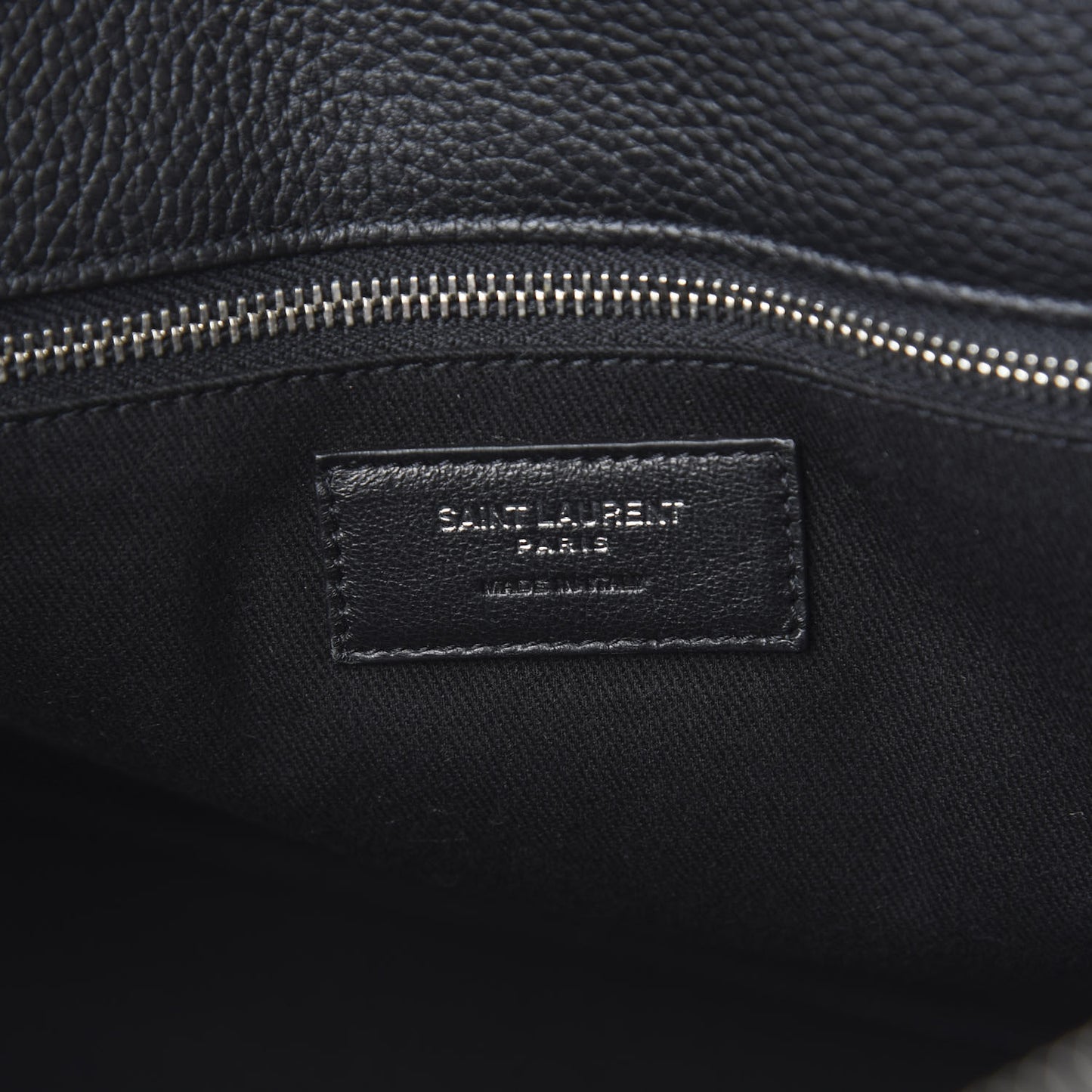 Grained Calfskin Small Supple Sac De Jour Duffle Black