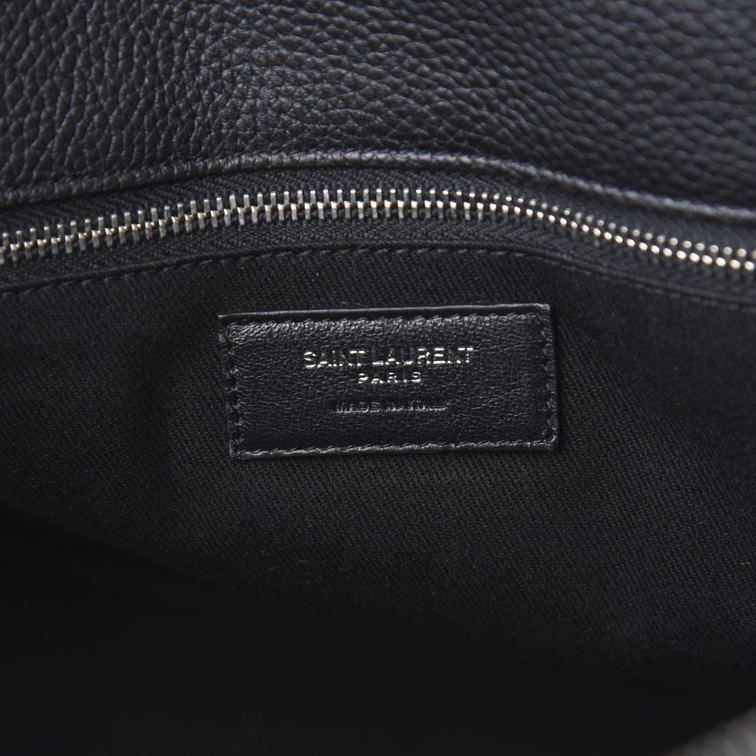Saint Laurent Grained Calfskin Small Supple Sac De Jour Duffle Black 5 of 10
