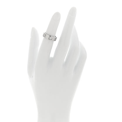 Cartier Platinum Diamond 5.5mm LOVE Ring 46 3.75 2 of 4