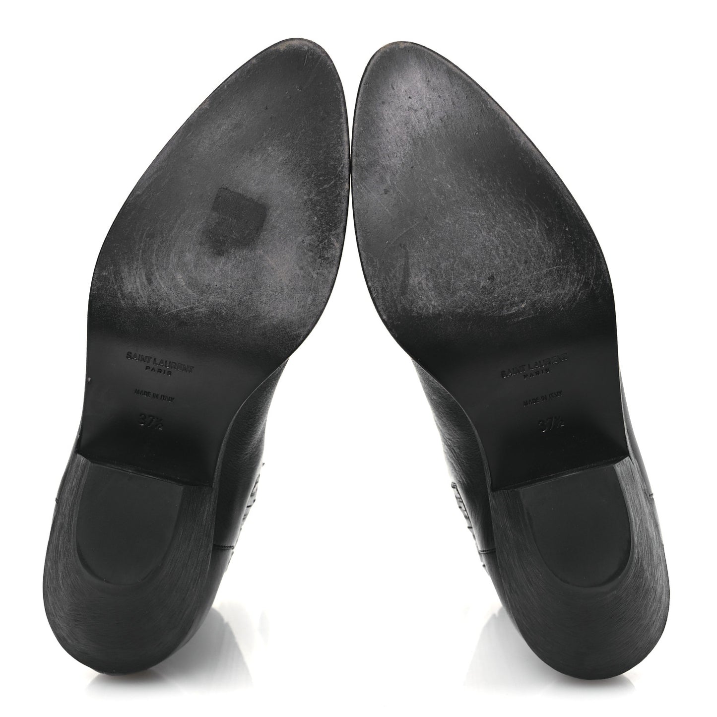 Calfskin Brit Souple Ankle Boots 37.5 Black