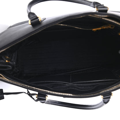 Prada Saffiano Medium Galleria Double Zip Tote Black 3 of 4