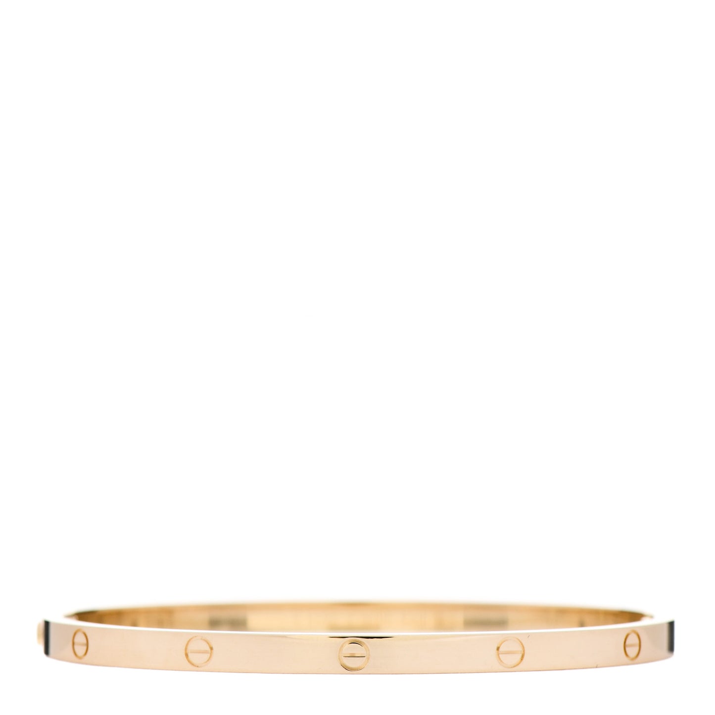 18K Yellow Gold Small LOVE Bracelet 17