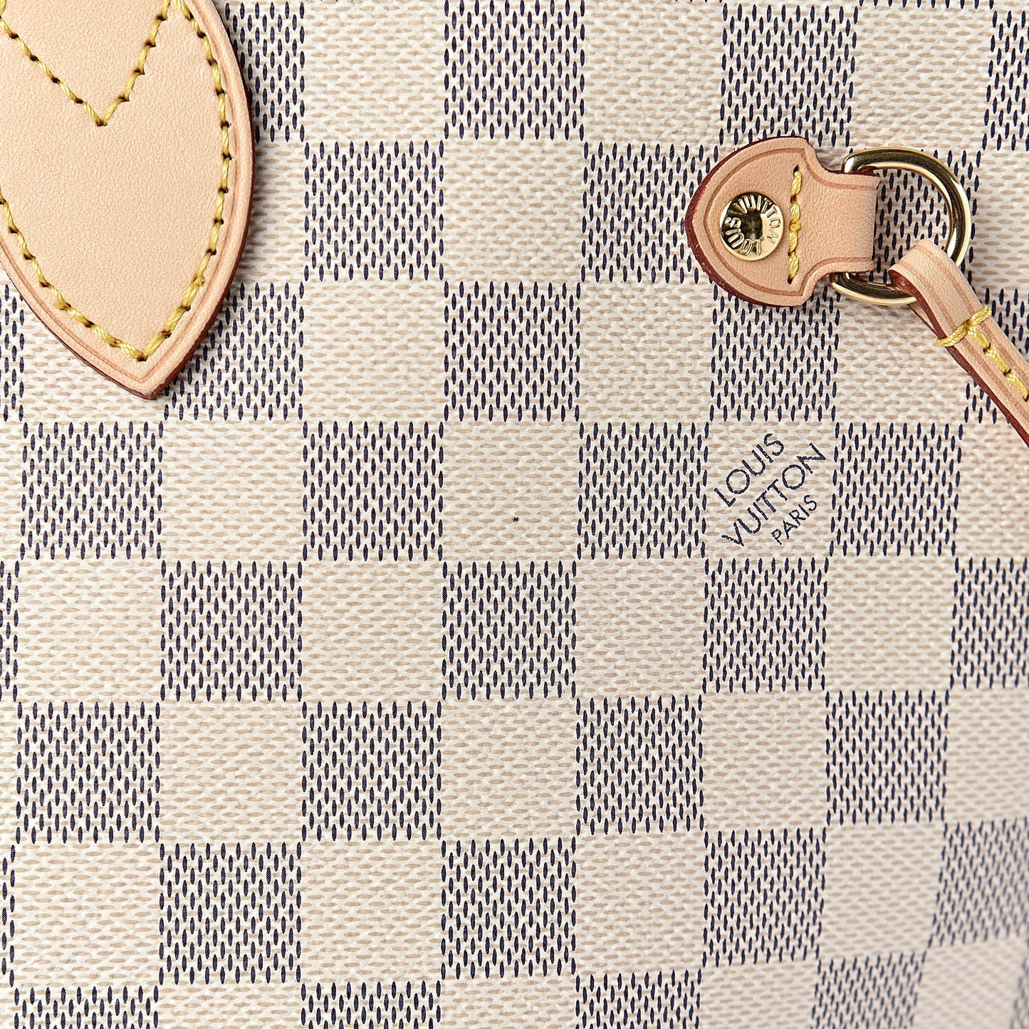 Damier Azur Neo Neverfull MM Rose Ballerine