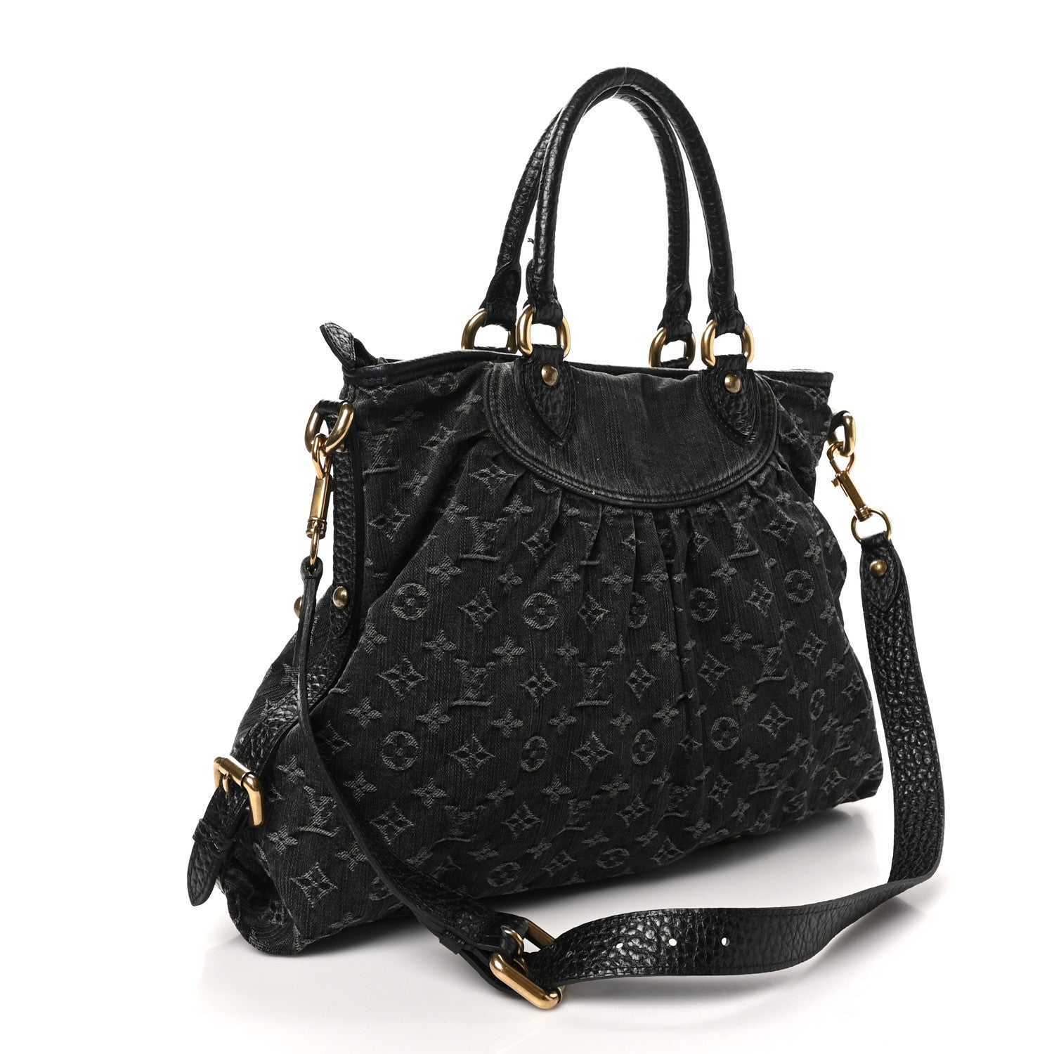 Louis Vuitton Denim Neo Cabby GM Black 3 of 9