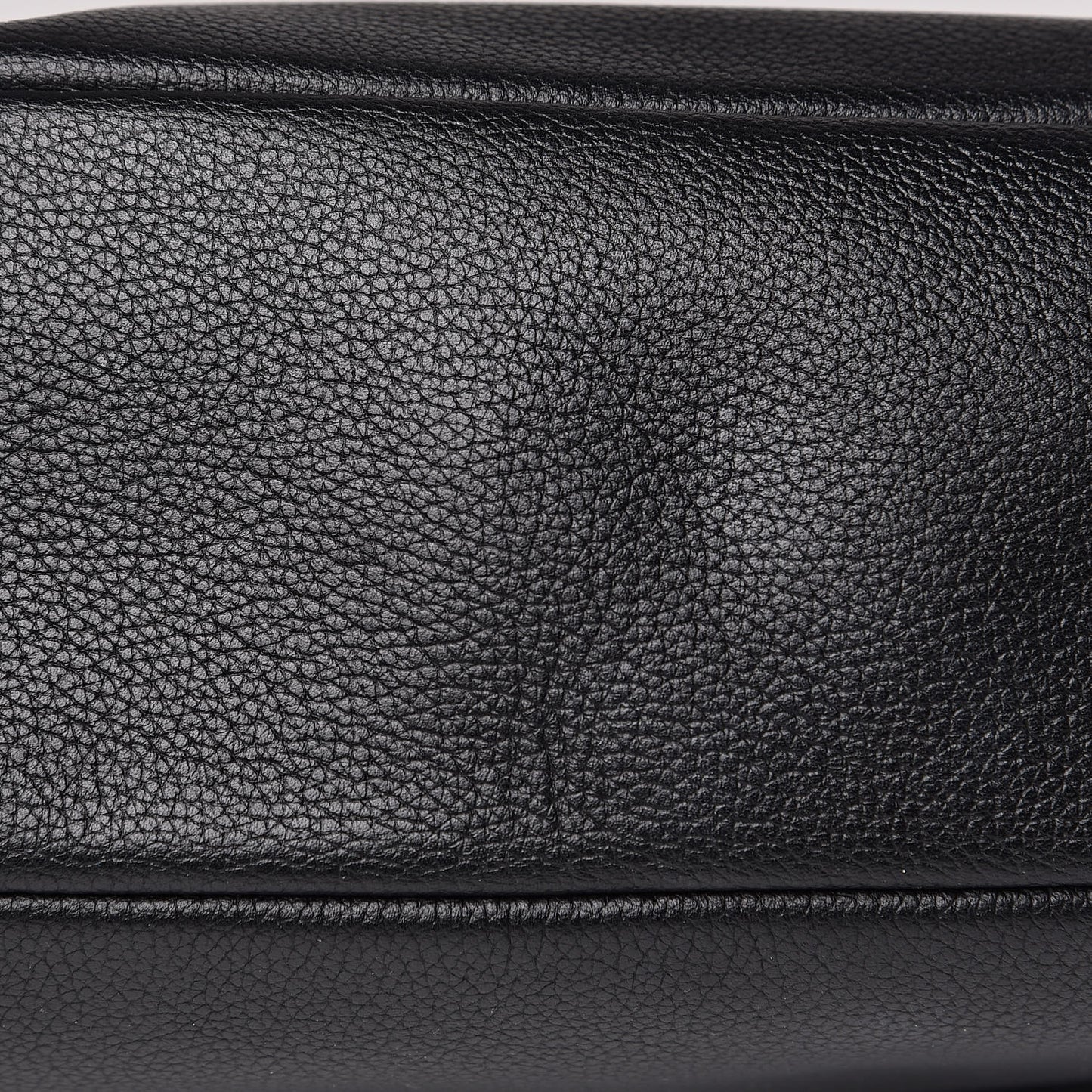 Calfskin Spikes Shoulder Bag Black