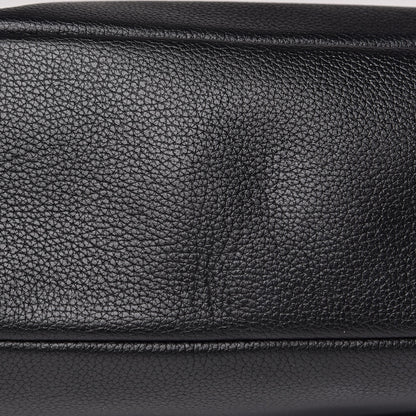 Christian Louboutin Calfskin Spikes Shoulder Bag Black 10 of 13