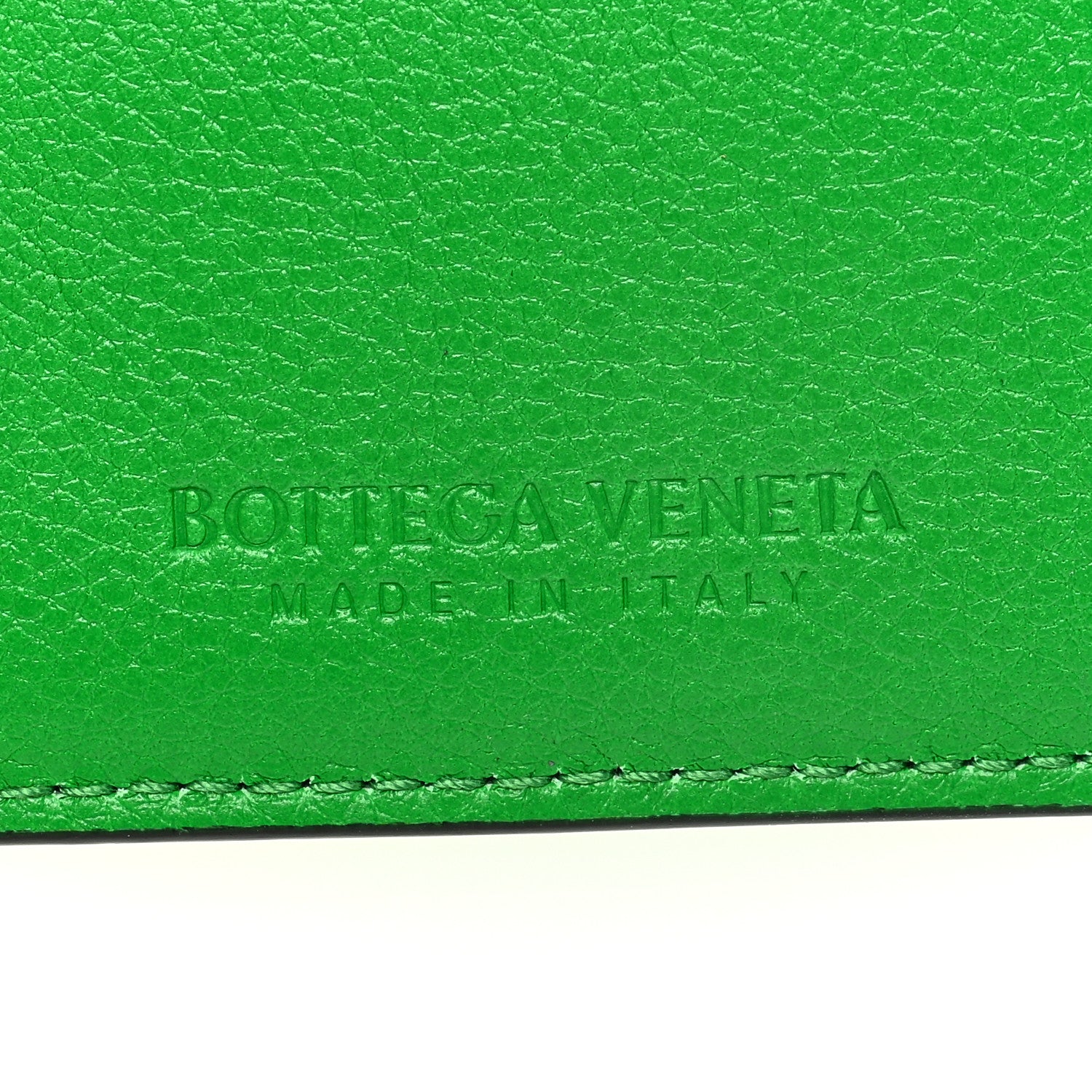Bottega Veneta Nappa Calfskin Maxi Intrecciato Zipped Card Case Parakeet 6 of 6