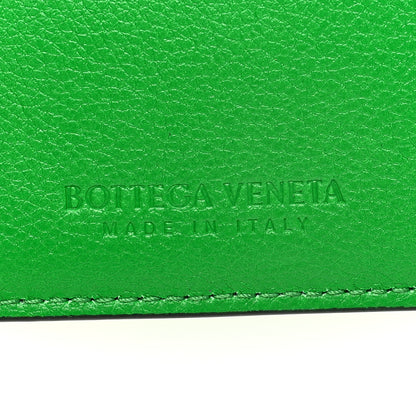 Bottega Veneta Nappa Calfskin Maxi Intrecciato Zipped Card Case Parakeet 6 of 6