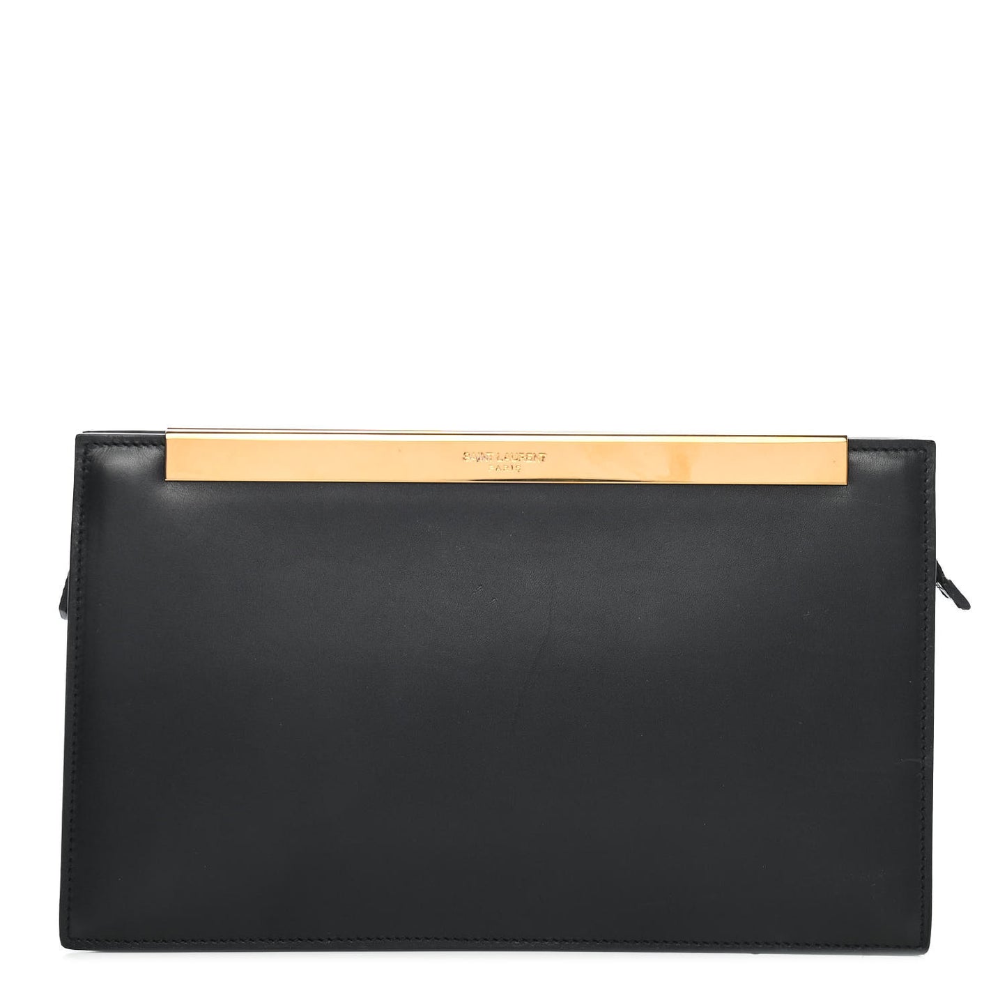 Leather Lutetia Clutch Black