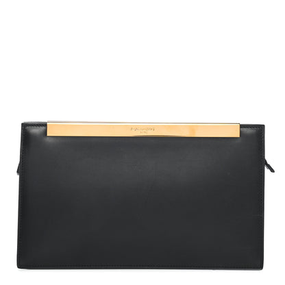 Saint Laurent Leather Lutetia Clutch Black 1 of 7