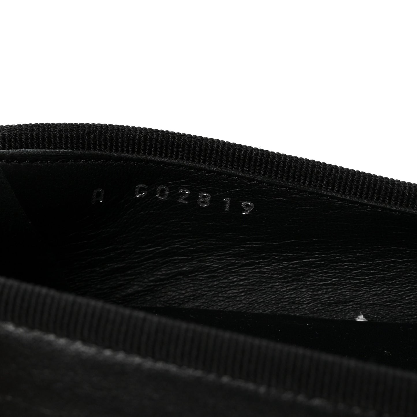 Lambskin CC Cap Toe Ballerina Flats 37 Black Dark Grey