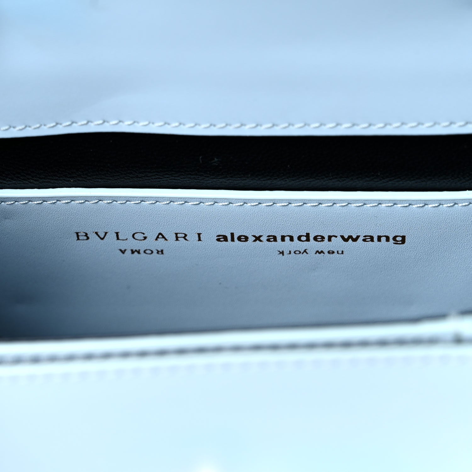 Bulgari x ALEXANDER WANG Calfskin Serpenti Top Handle Belt Bag Baby Blue 10 of 12