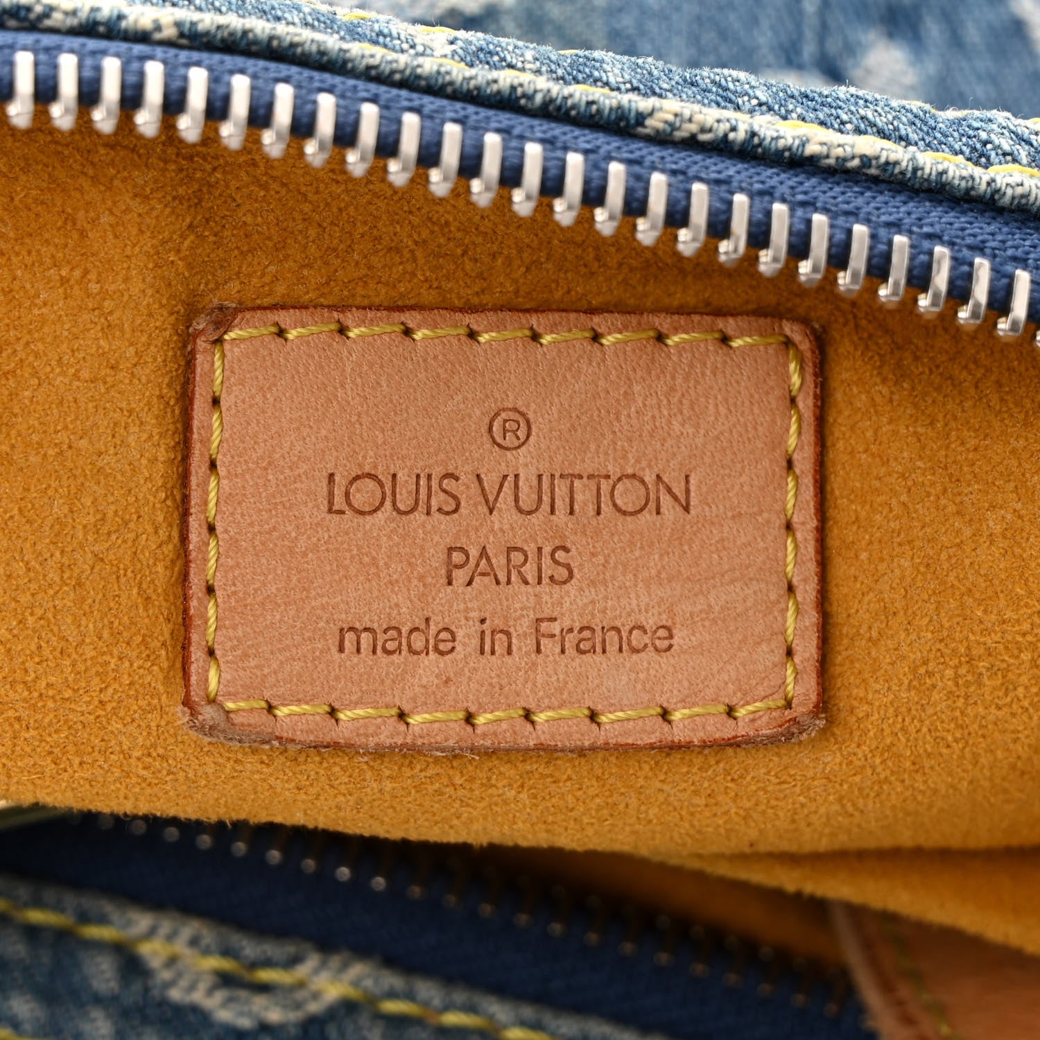 Louis Vuitton Denim Baggy GM Blue 6 of 11