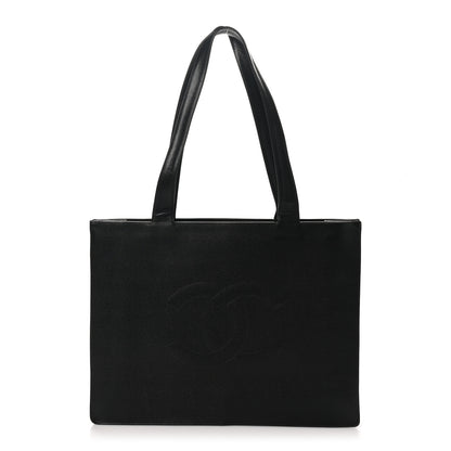 Chanel Caviar CC Tote Black 1 of 10