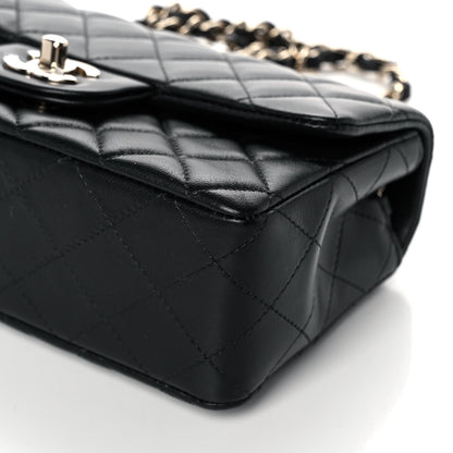 Chanel Lambskin Quilted Mini Rectangular Flap Black 6 of 11