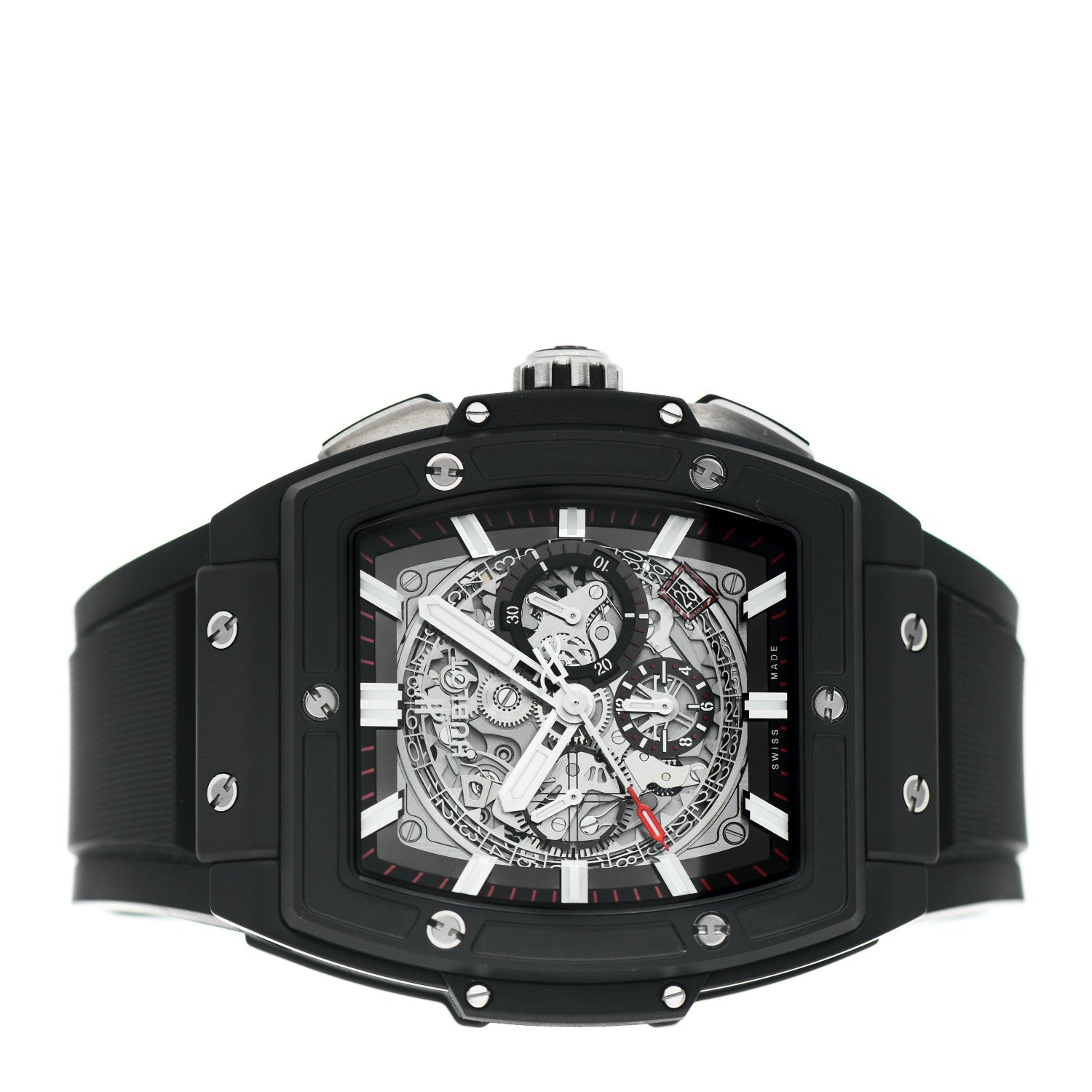 Hublot Ceramic Rubber 45mm Spirit of Big Bang Automatic Watch Black 601.CI.0173.RX 2 of 5