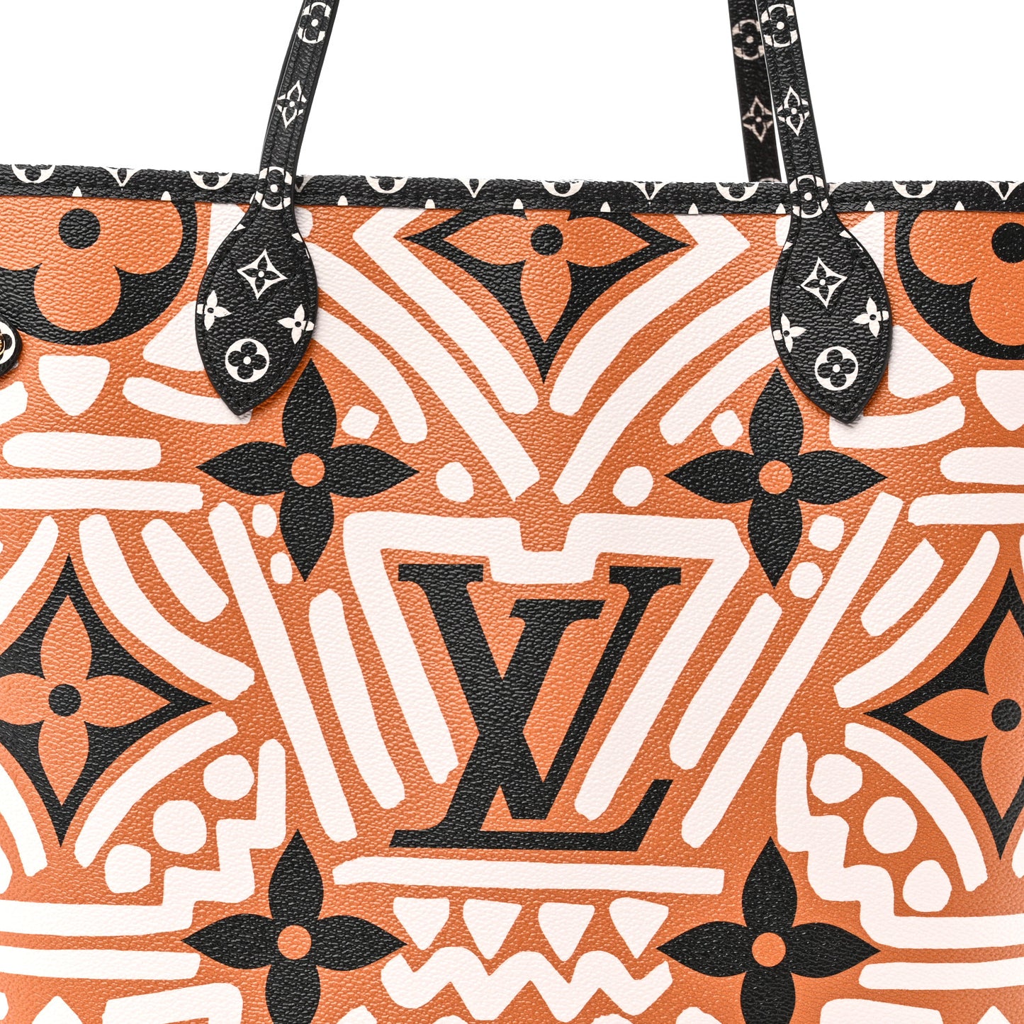 Monogram Giant Crafty Neverfull MM Creme Caramel