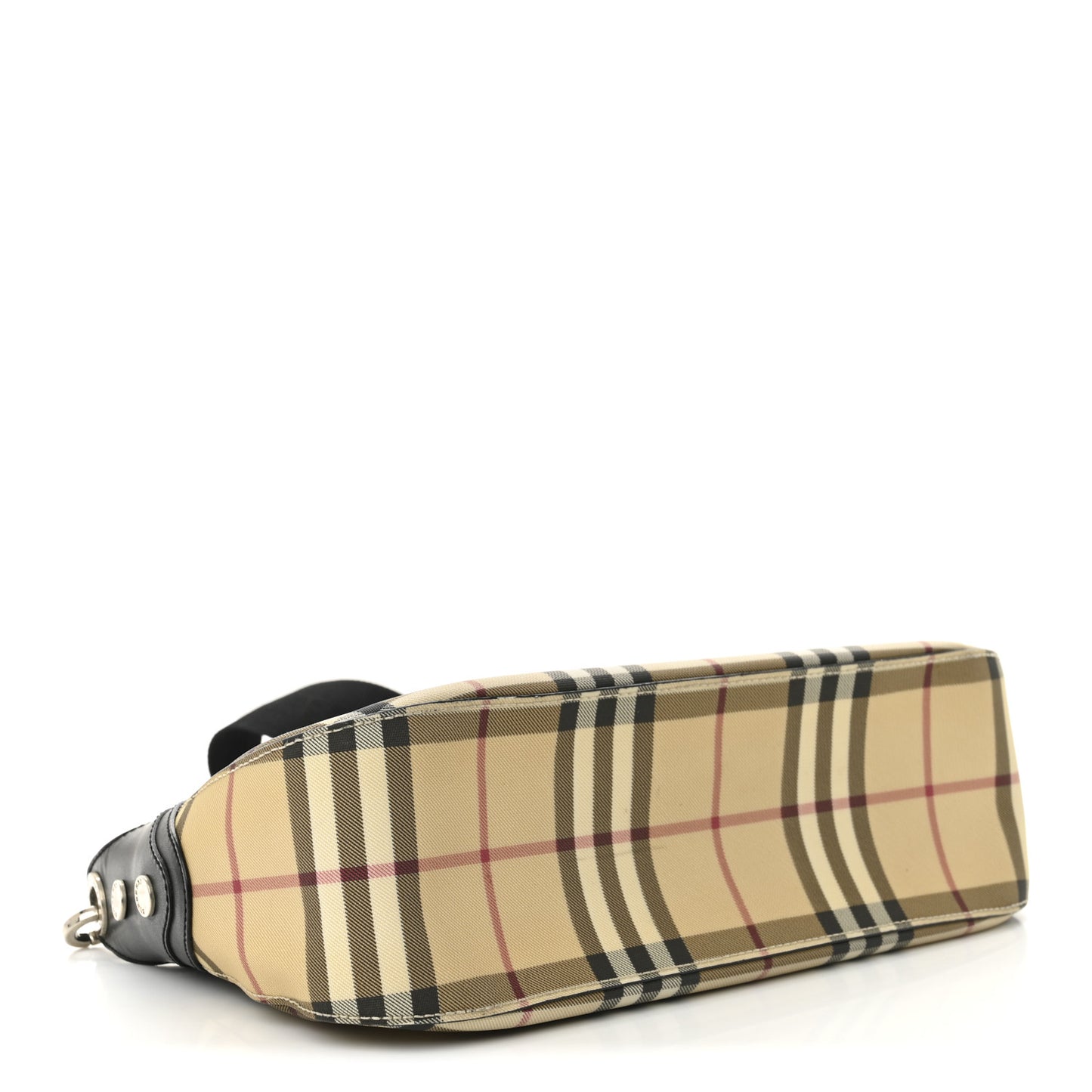 House Check Shoulder Bag Black
