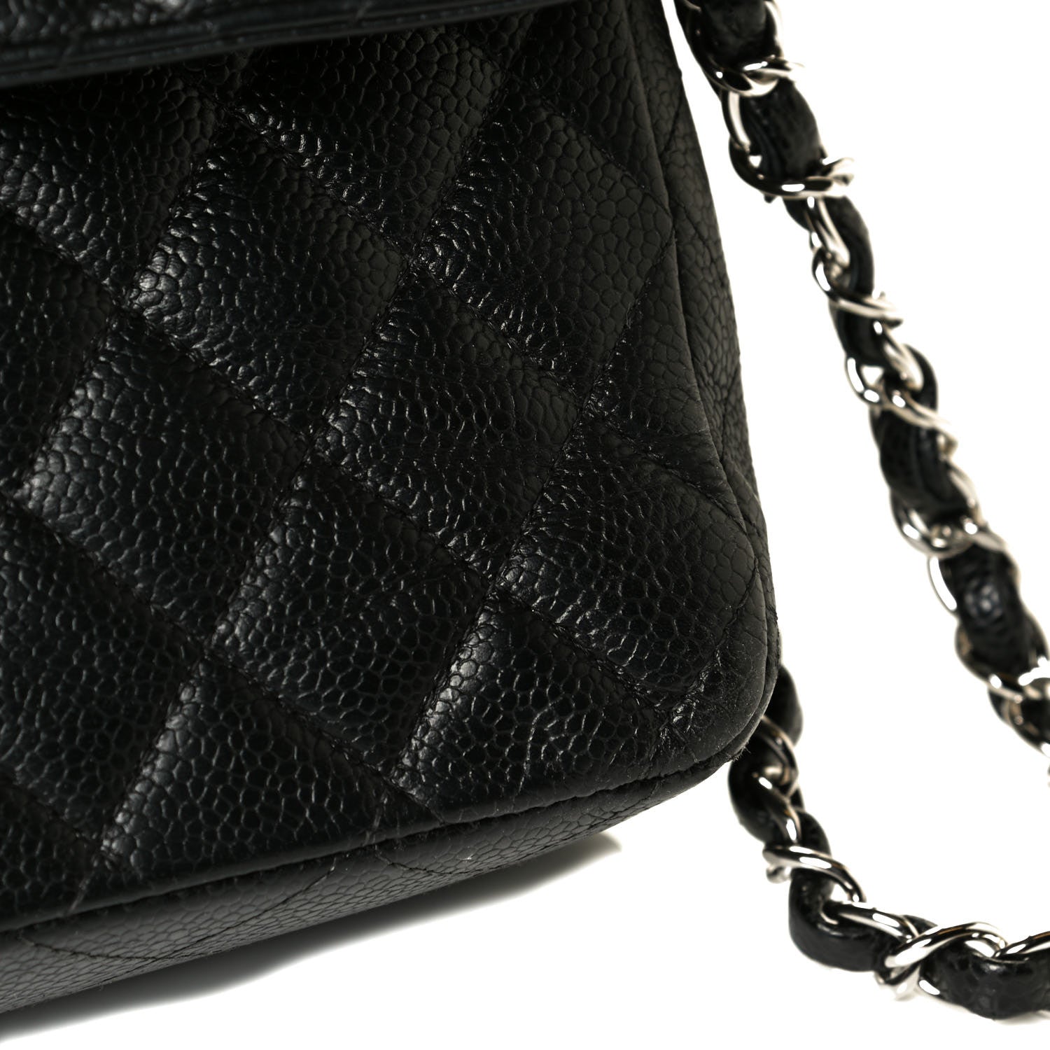 Chanel Caviar Quilted Medium Double Flap Black 6 of 10