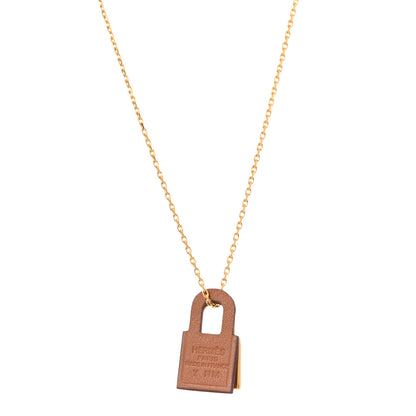 Hermes Swift Small O'Kelly Pendant Necklace Gold 5 of 8