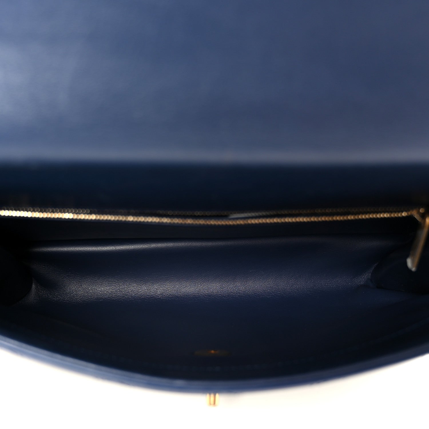 Chanel Lambskin Stitched Coco Luxe Medium Flap Blue 5 of 13