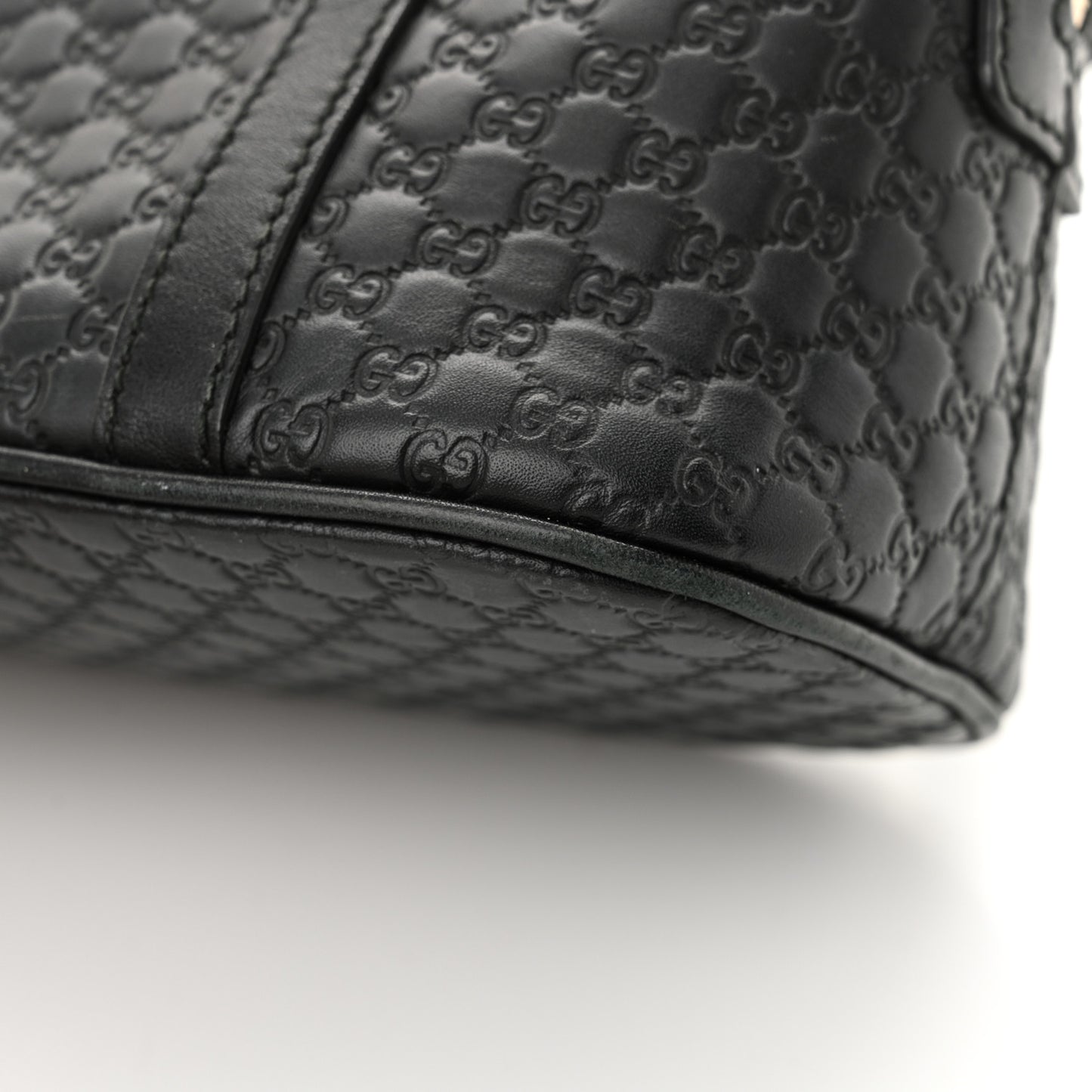 Microguccissima Mini Dome Bag Black