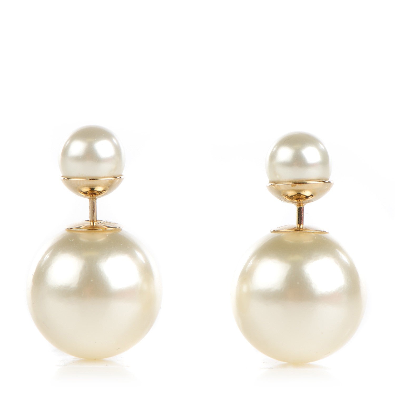 Christian Dior Pearl Mise En Dior Tribal Earrings 1 of 4