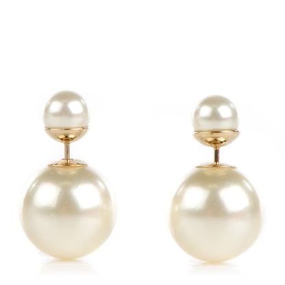 Christian Dior Pearl Mise En Dior Tribal Earrings 1 of 4