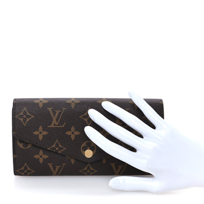 Louis Vuitton Monogram Sarah Wallet NM Rose Ballerine 2 of 8