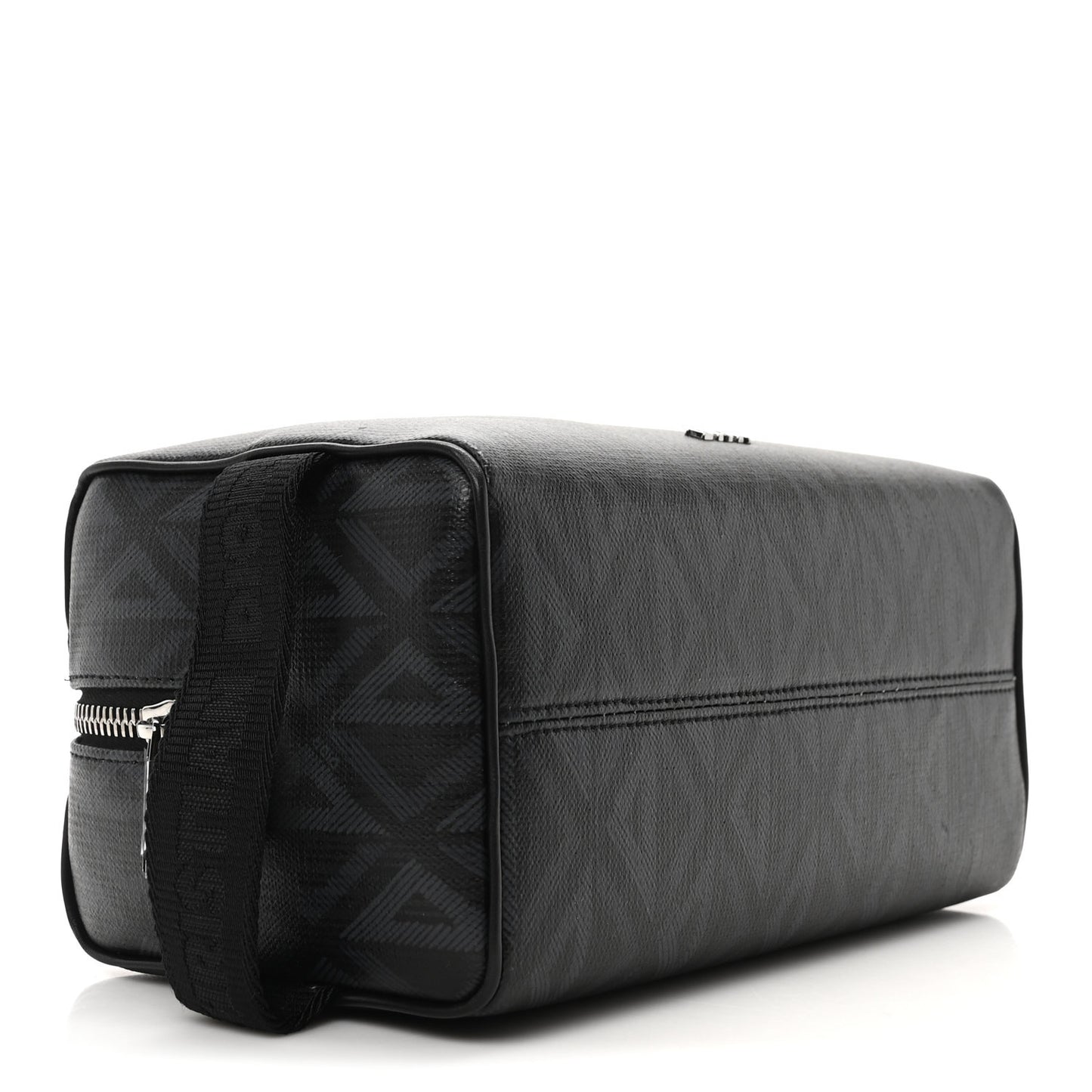 Canvas CD Diamond Lingot Toiletry Pouch Black