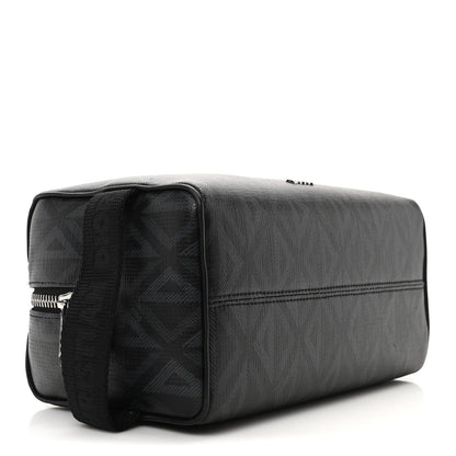 Christian Dior Canvas CD Diamond Lingot Toiletry Pouch Black 4 of 10