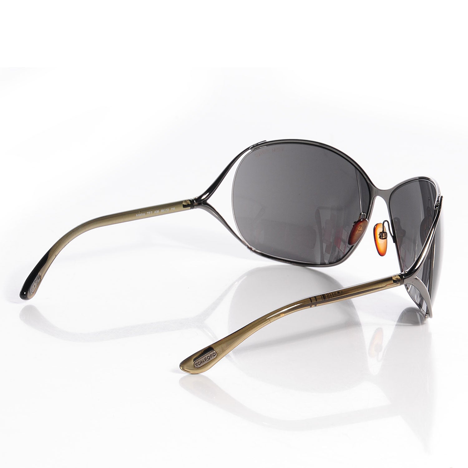 Tom Ford Anjelica Sunglasses TF7 Silver 2 of 7