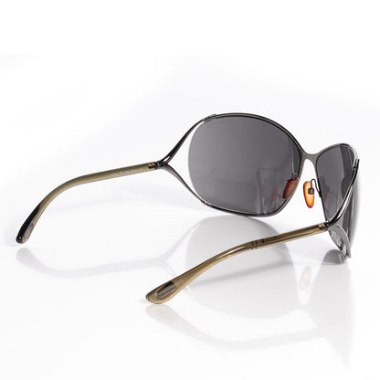 Tom Ford Anjelica Sunglasses TF7 Silver 2 of 7