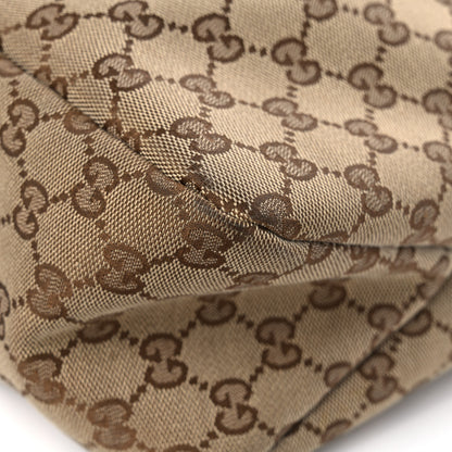 Gucci Monogram Large Horsebit Chain Hobo Dark Brown 12 of 16