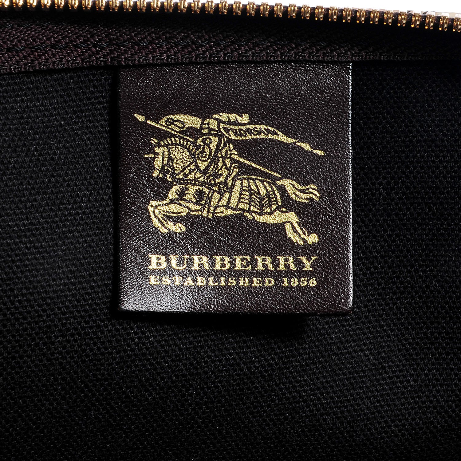 Burberry Haymarket Check Duffle Bag Dark Brown 6 of 8