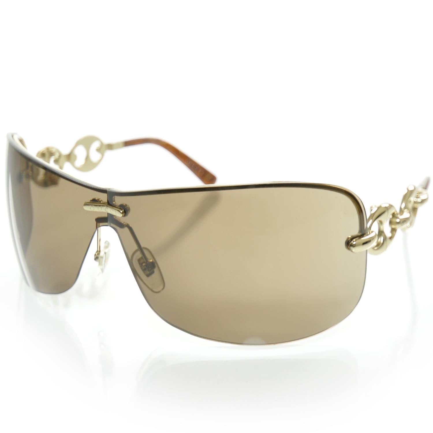 Gucci Semi Rimless Marina Chain Sunglasses 2772 S 1 of 7
