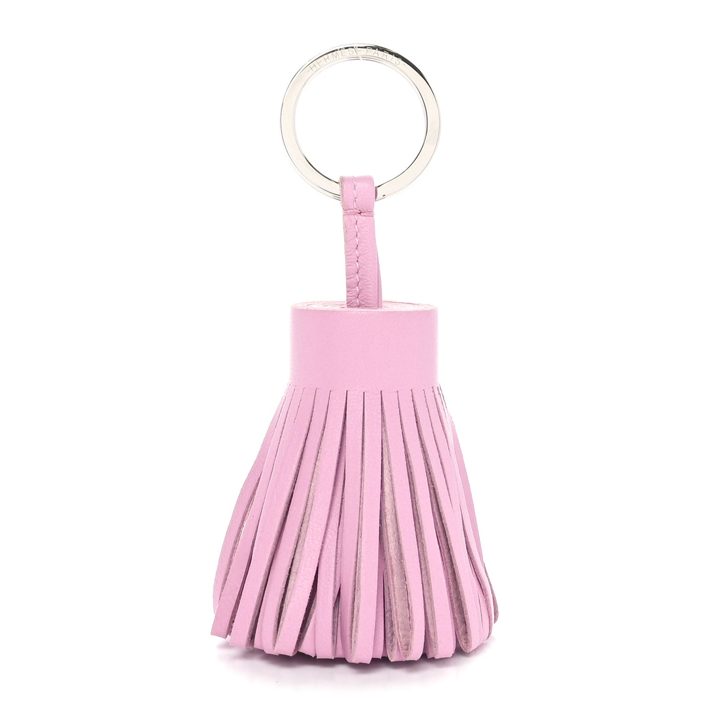 Lambskin Carmen Tassel Key Holder Mauve Sylvestre