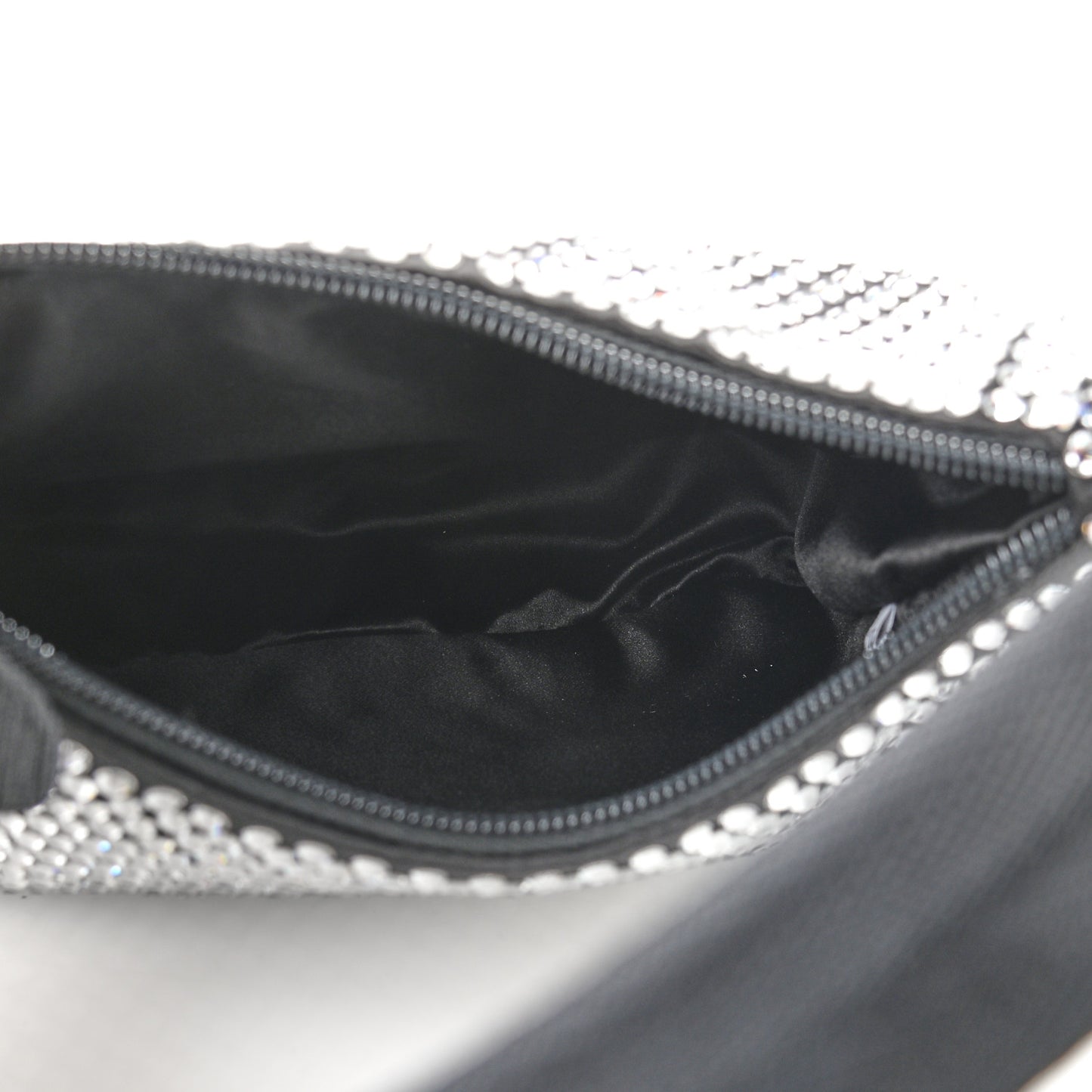 Satin Crystal Mini Re-Edition 2000 Bag Cristal