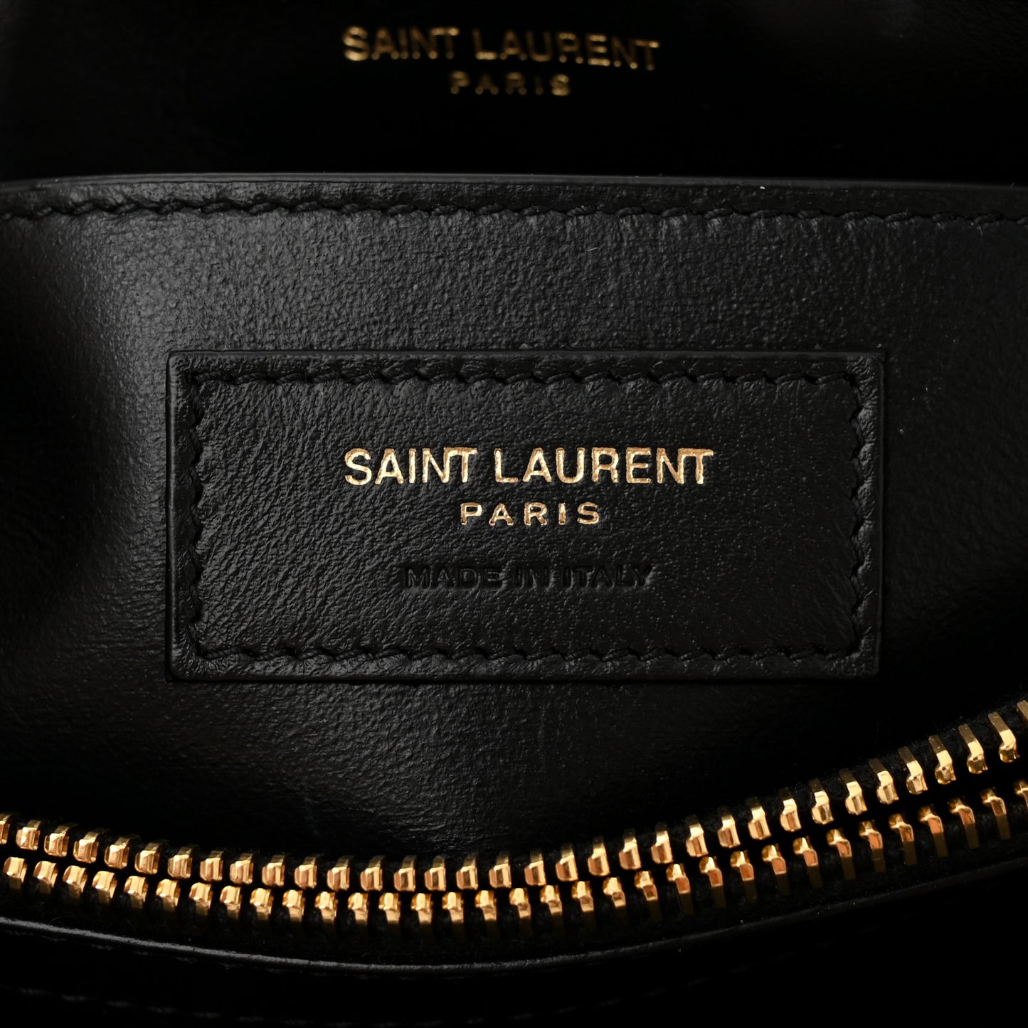 Calfskin Y Quilted Monogram Small Loulou Chain Satchel Black