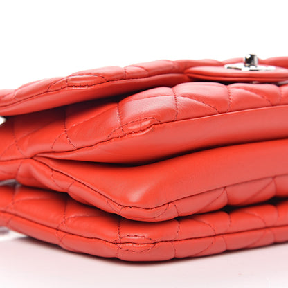 Chanel Lambskin Quilted Flap Red 8 of 10