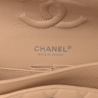 Chanel Caviar Quilted Medium Double Flap Beige 5 of 11