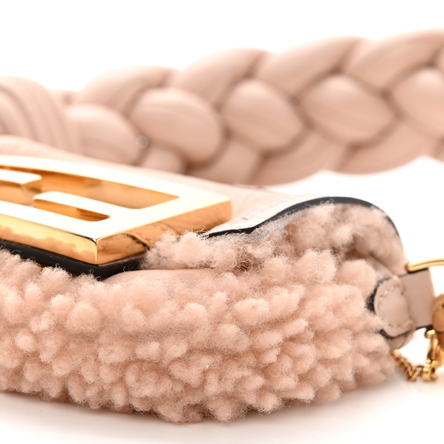 Fendi Lambskin Shearling Nano Baguette Maxi Handle Charm Soap 10 of 11